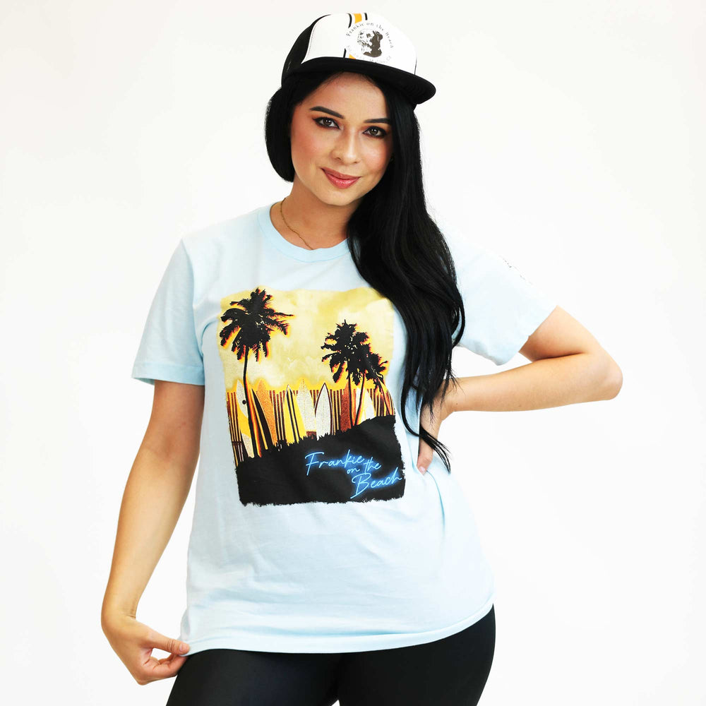 Surf Sunset T-Shirt - Frankie on the Beach